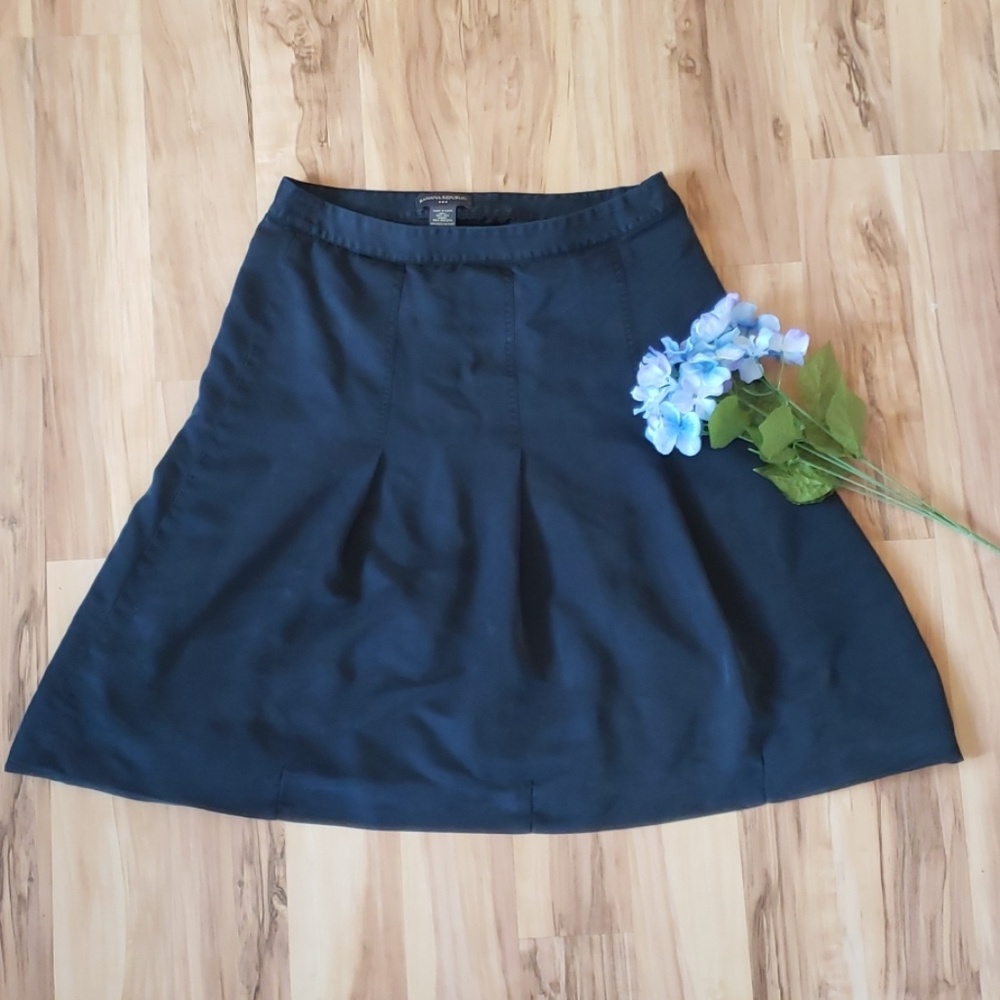 Vintage {Banana Republic} Silk High Waisted Skirt